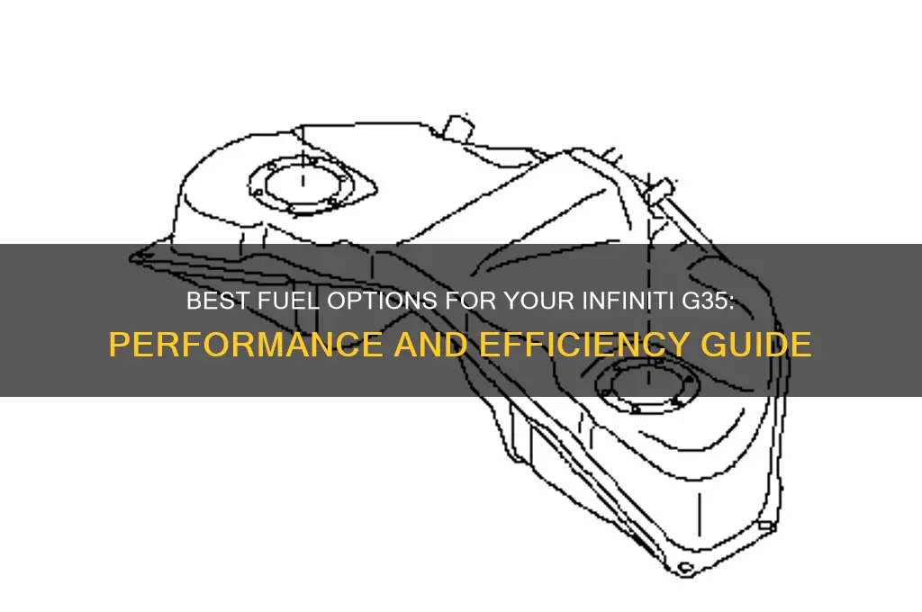 what fuel should i use for my infinti g35