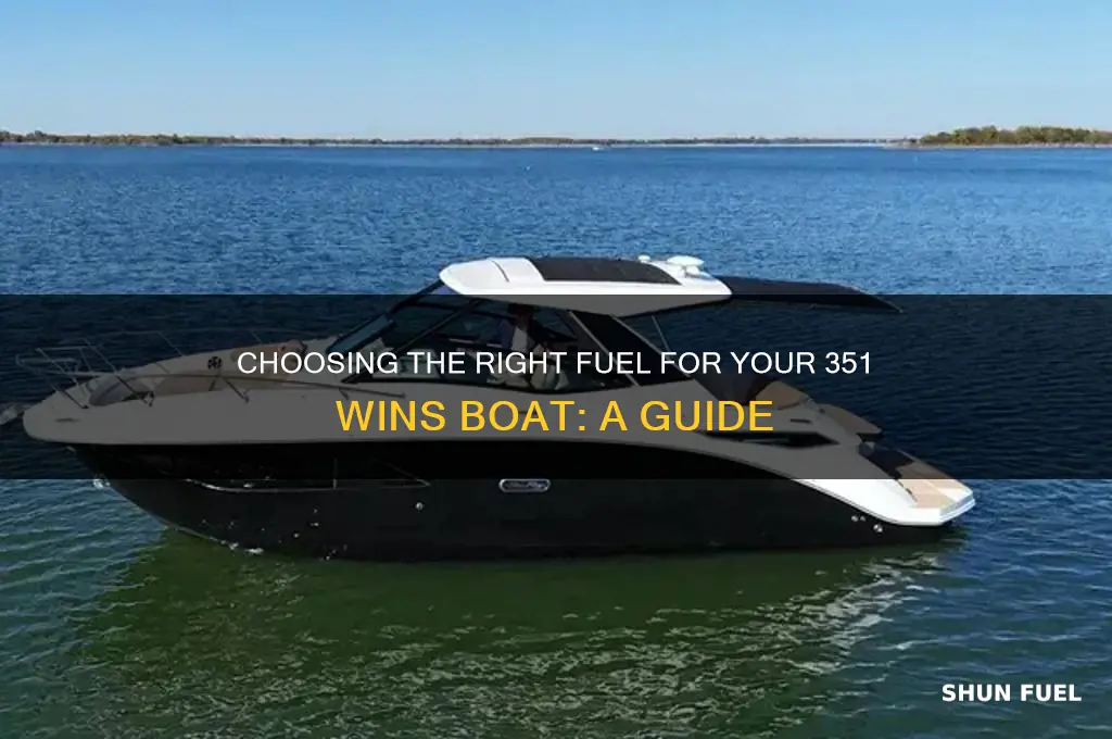 what fuel should i use in 351 wins boat
