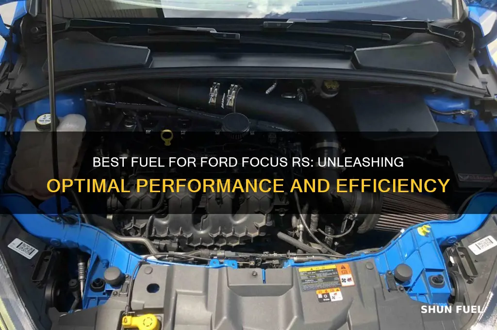 what fuel should i use in a ford focus rs