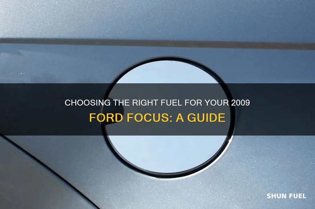 what fuel should i use in my 2009 ford focus