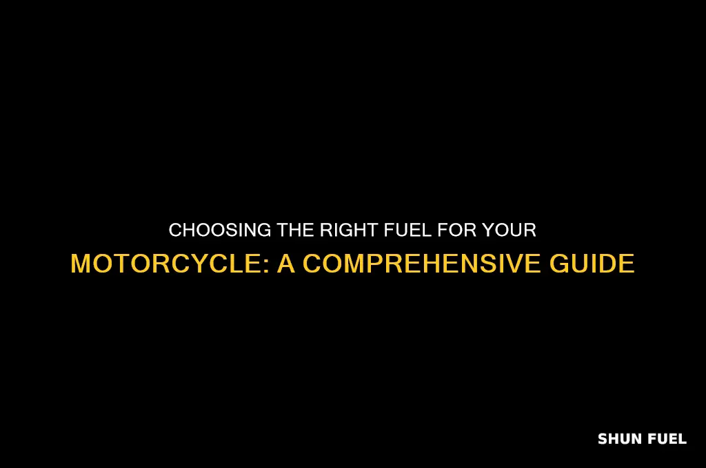 what fuel should i use in my motorcycle