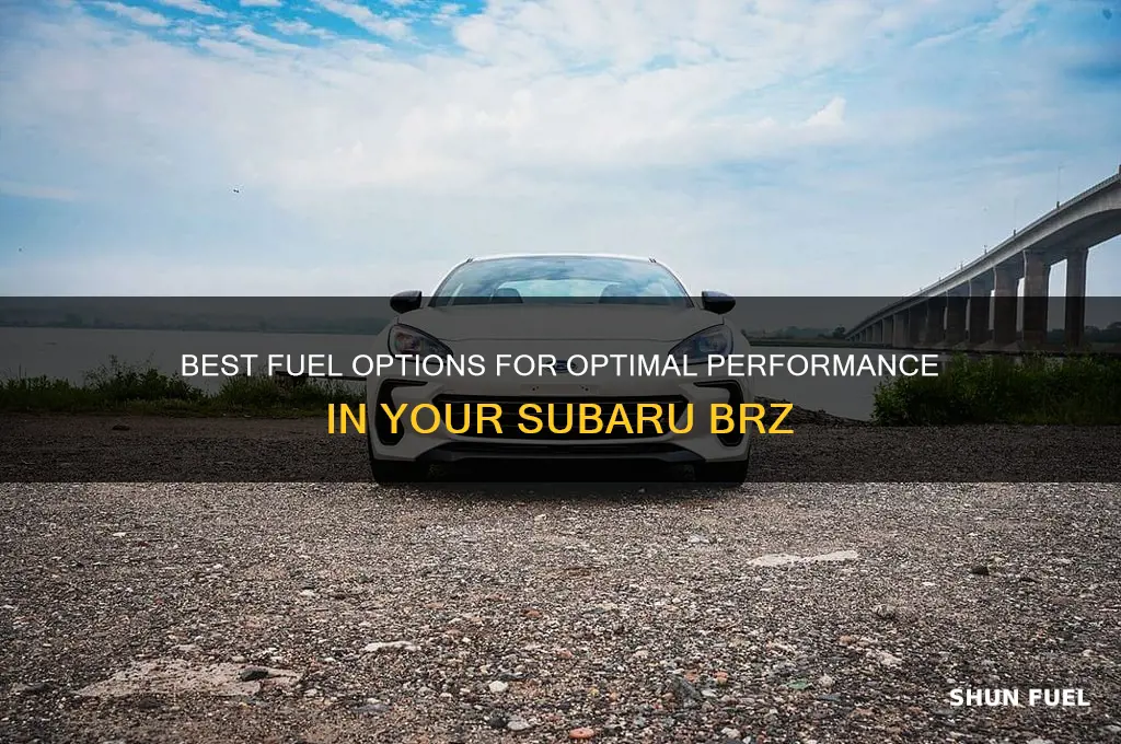 what fuel should i use in my subaru brzx