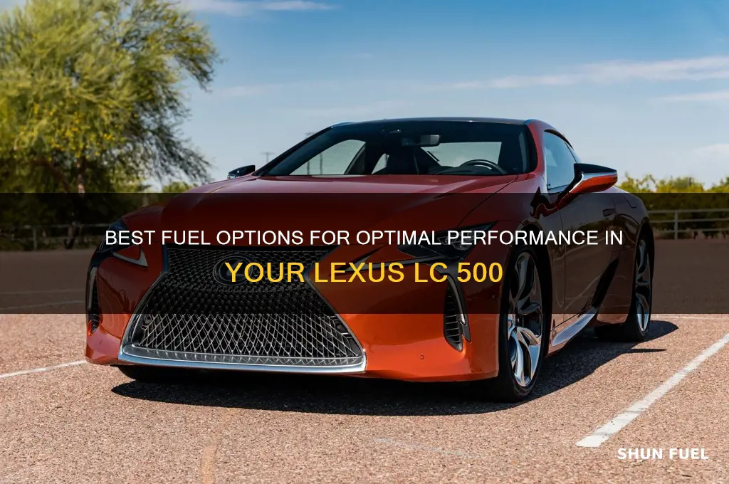 what fuel should i use on a lexus lc 500