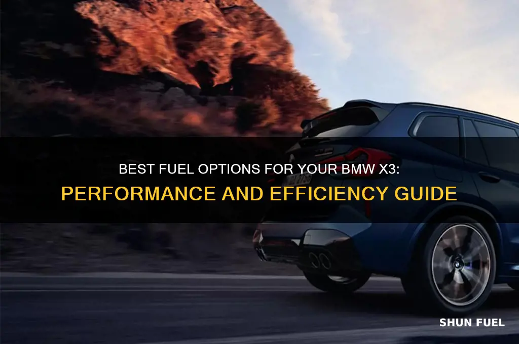 what fuel shouod you use for a bmw x3