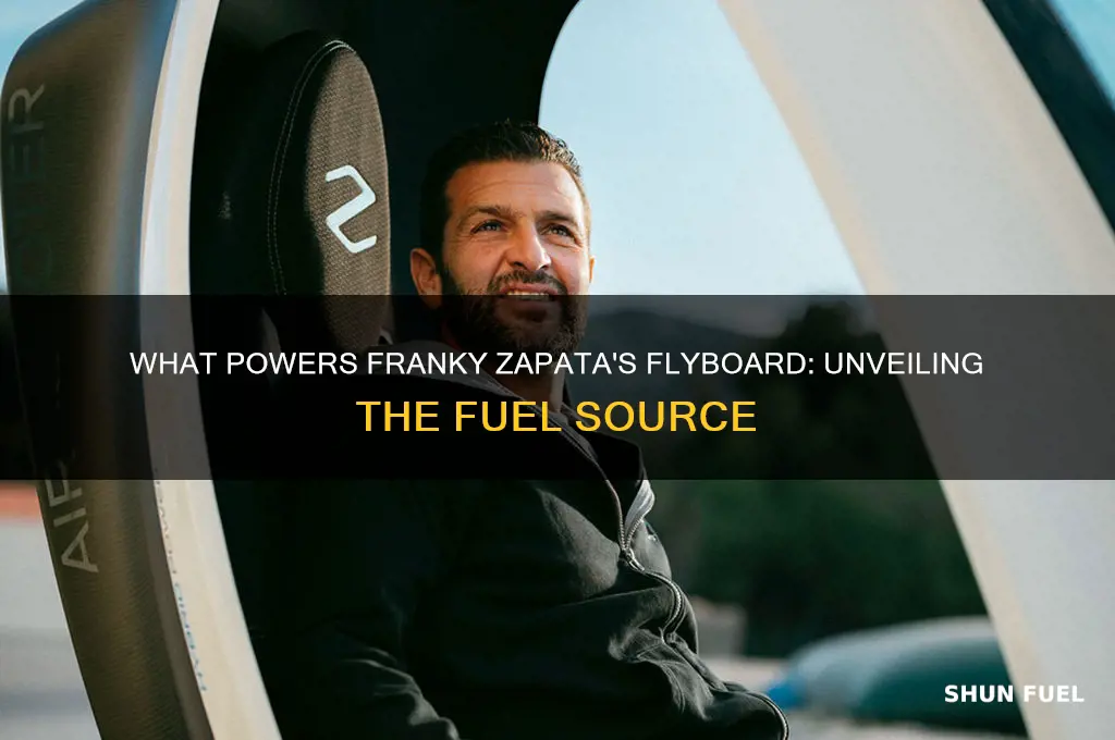 what fuel source does franky zapata flyboard use