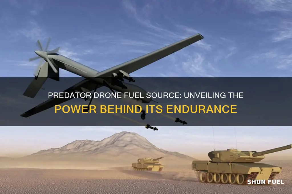 what fuel source does the predator drone use