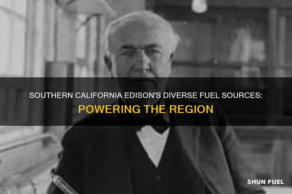 what fuel sources does southern california edison use