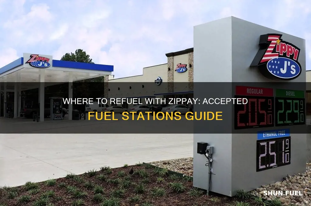 what fuel stations accept zippay