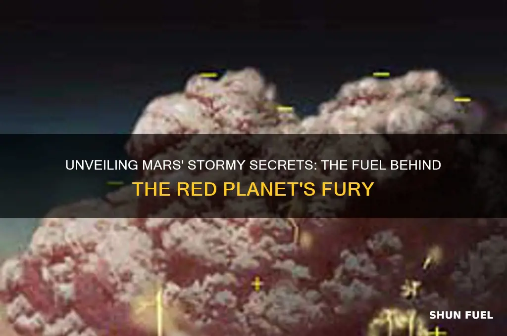 what fuel storms on mars