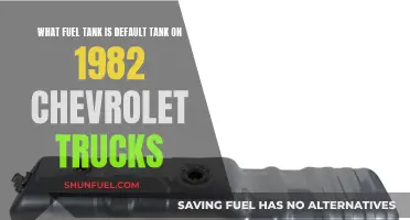 Fuel Tank Options: 1982 Chevrolet Trucks Default Tank