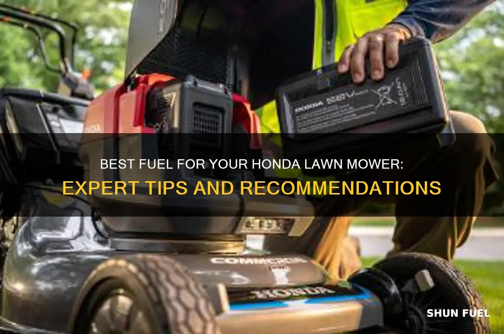 what fuel to use for a honda lawn mower