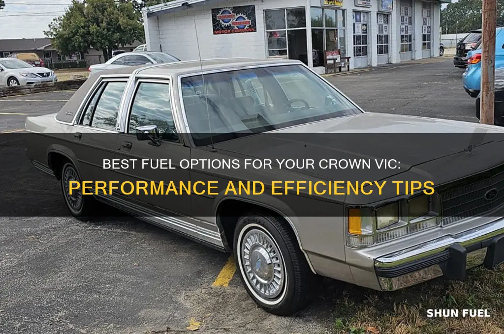 what fuel to use for crown vic