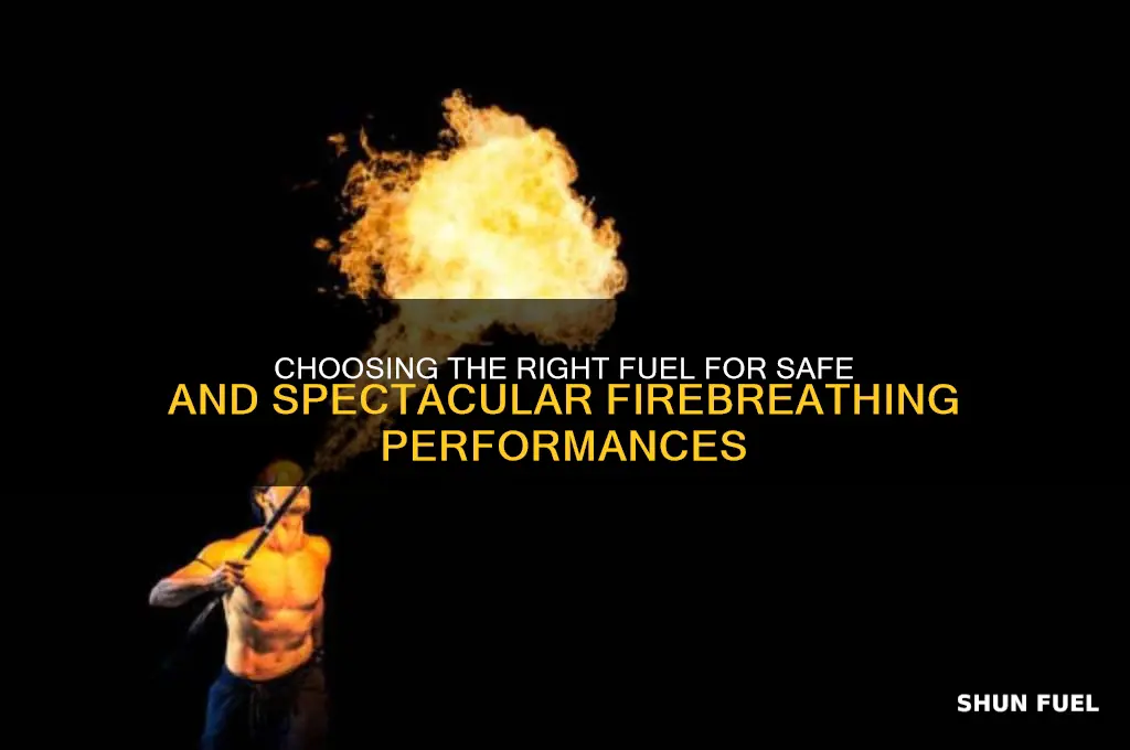 what fuel to use for firebreathing
