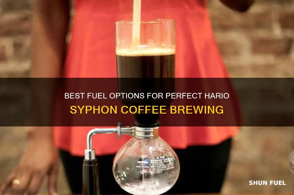 what fuel to use for hario syphon