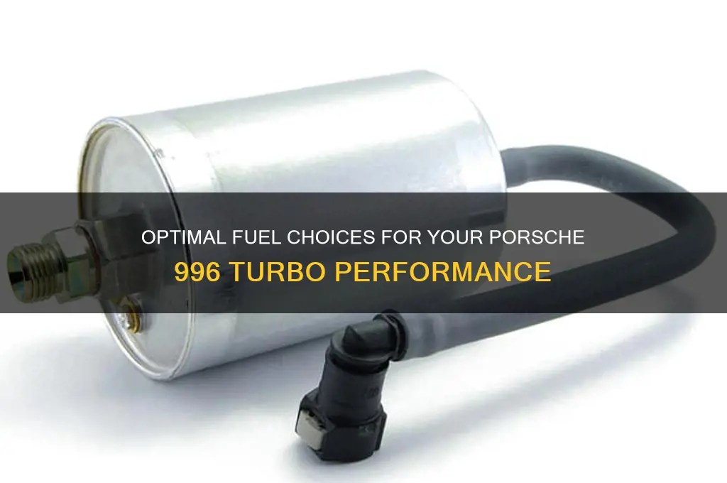 what fuel to use in 996 turbo