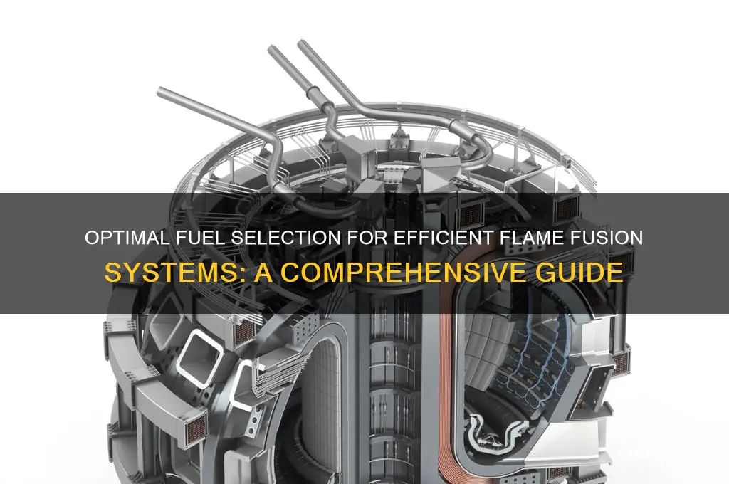 what fuel to use in a flame fusion system