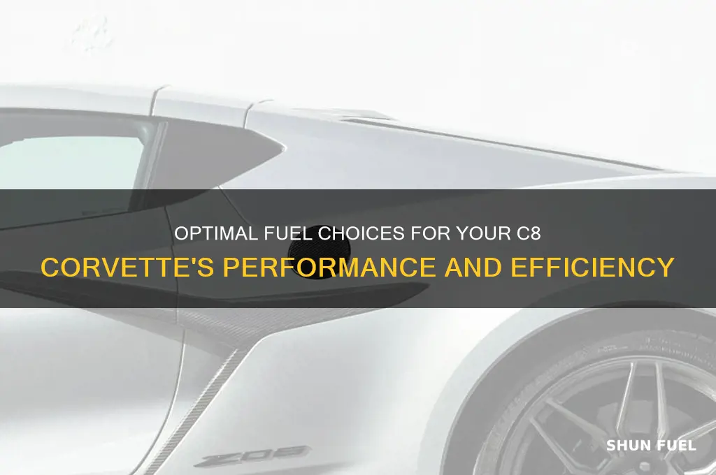 what fuel to use in c8 corvette