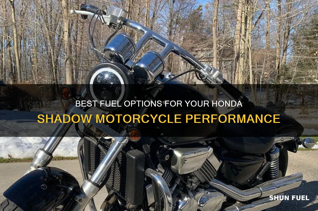 what fuel to use in honda shadow motorcycle