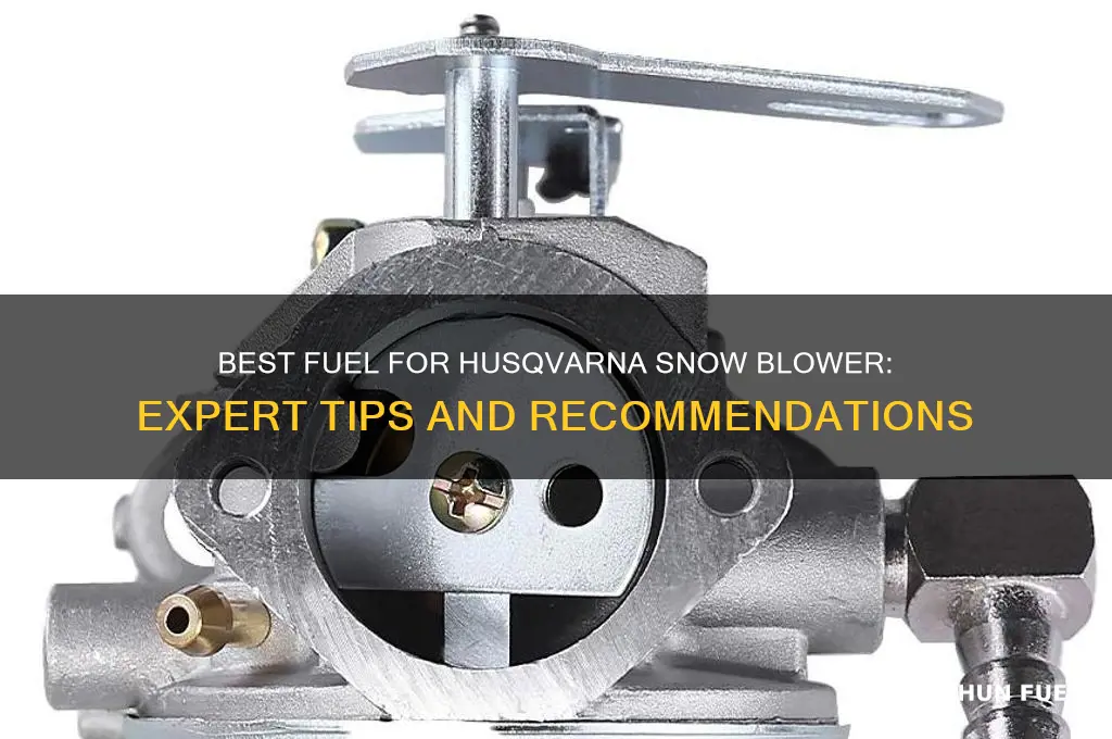 what fuel to use in husqvarna snow blower