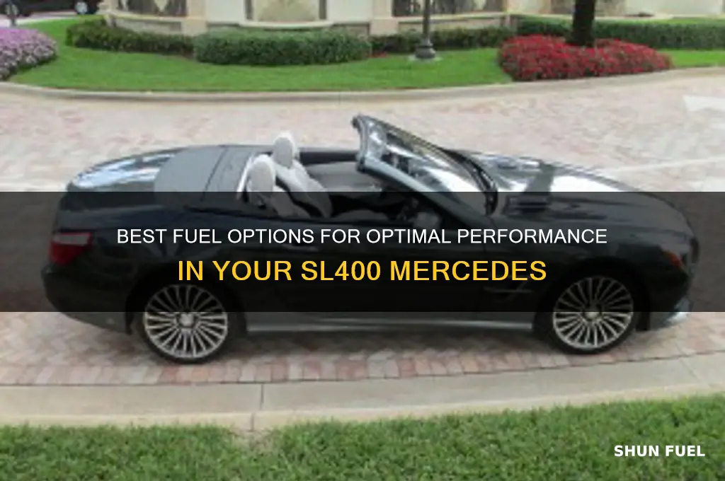 what fuel to use on sl400