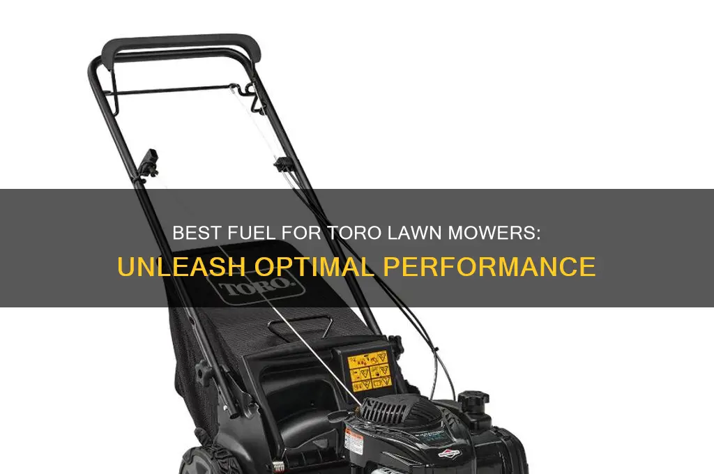 what fuel toro lawn mower