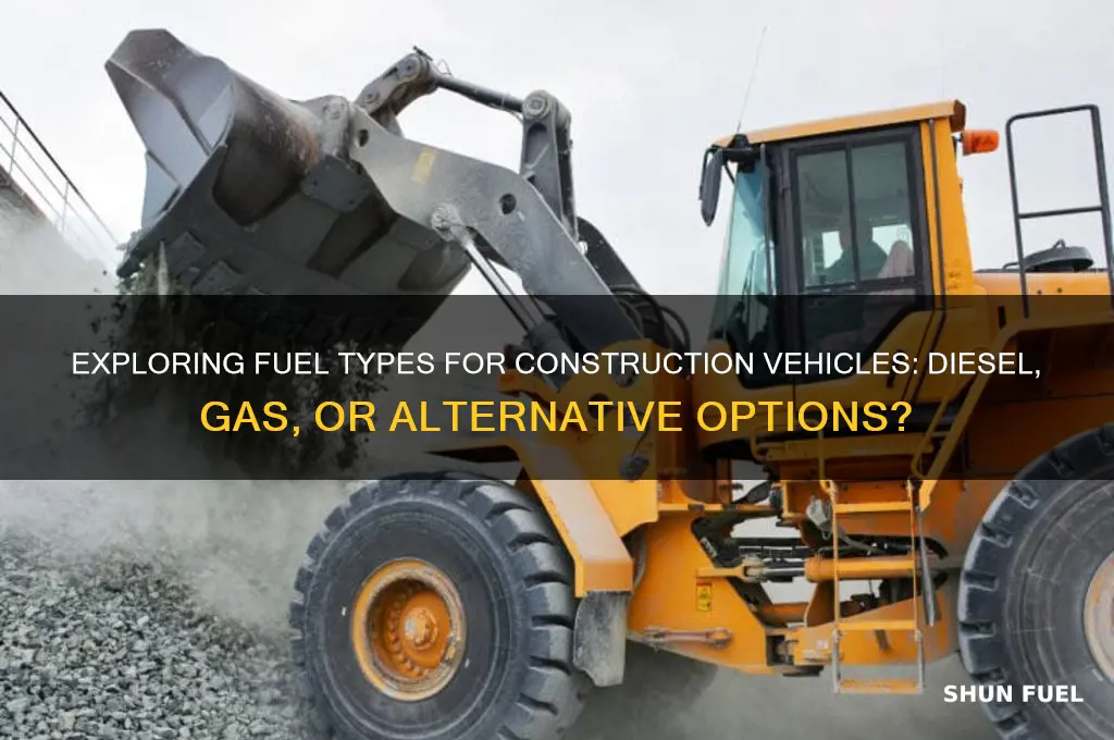 what fuel type do construction vehicles use