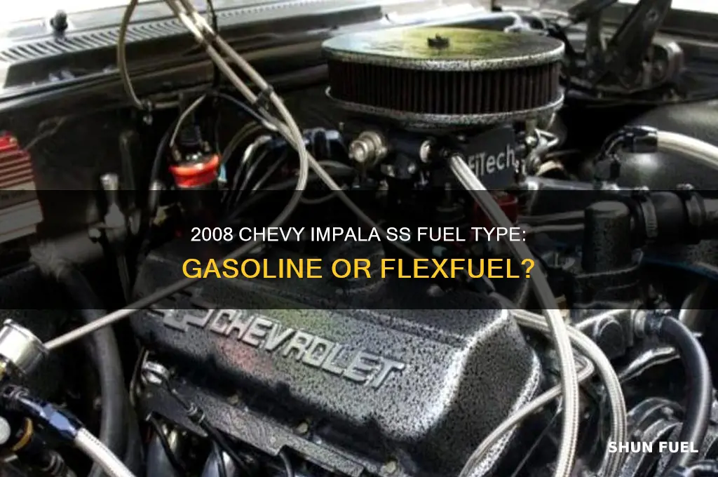 what fuel type does a 2008 chevy impala ss use