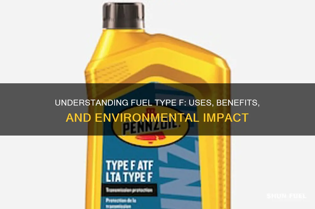 what fuel type is f