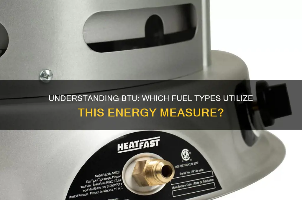 what fuel type uses btu