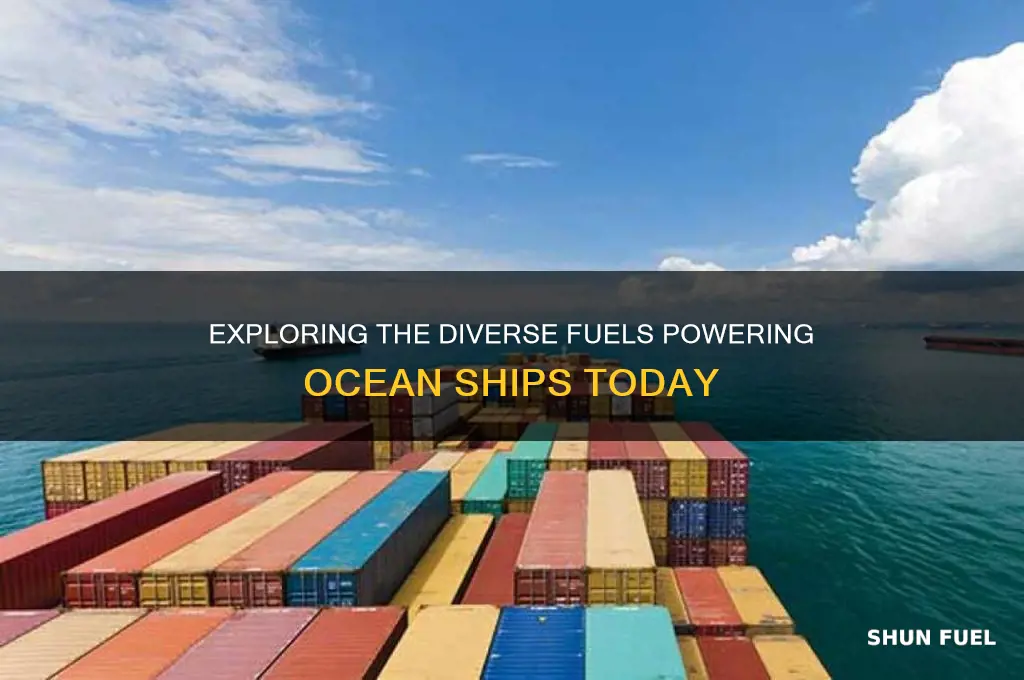 what fuel used by ocean ships
