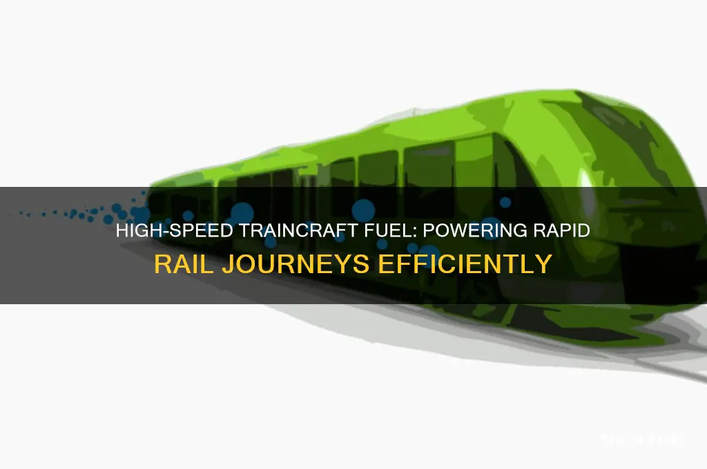 what fuel uses the high speed train in traincraft