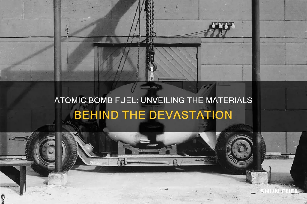 what fuel was used for each of the atomic bomb