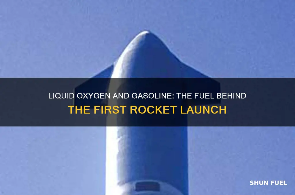 what fuel was used for the first rocket