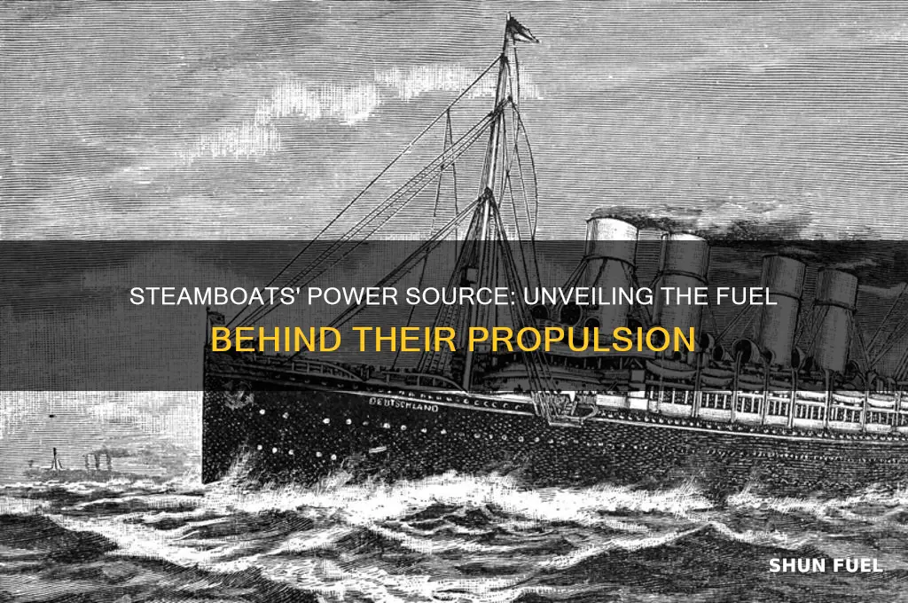 what fuel was used to power steamboats