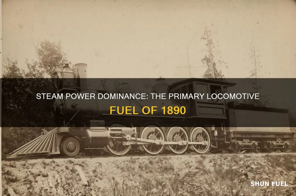 what fuel were most locomotives using in 1890
