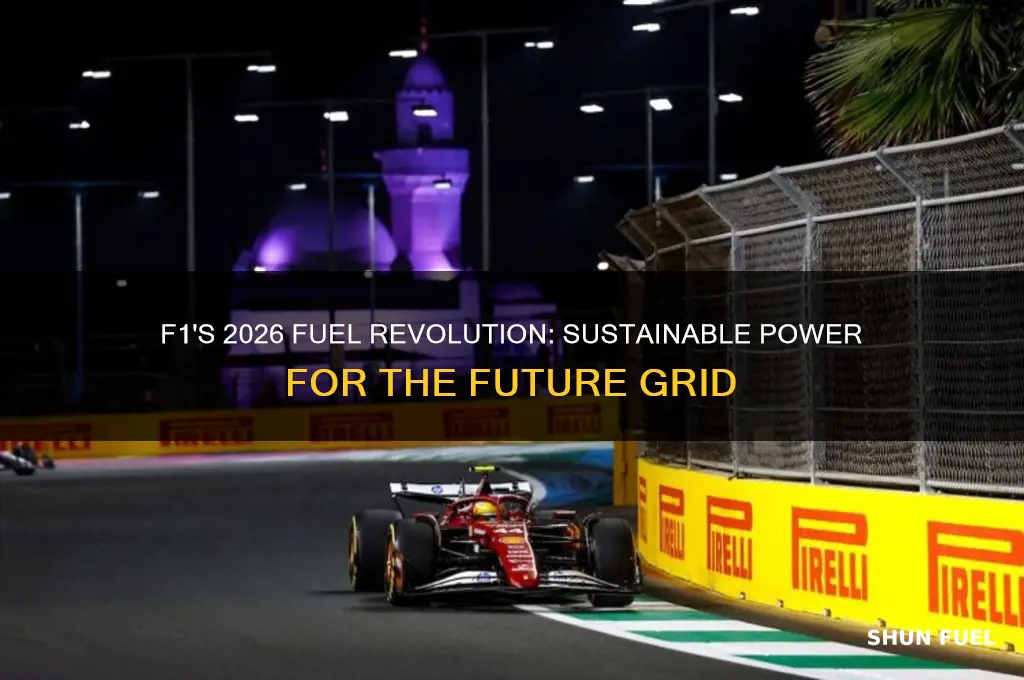 what fuel will f1 use in 2026