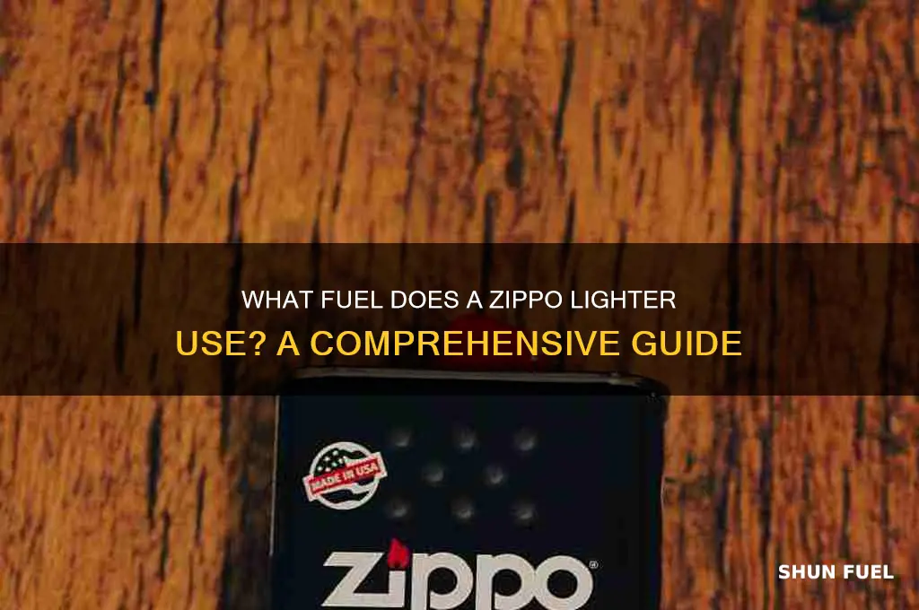 what fuel zippo lighter