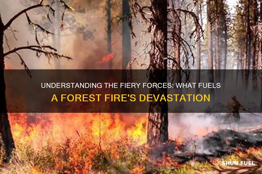 what fuels a forest fire
