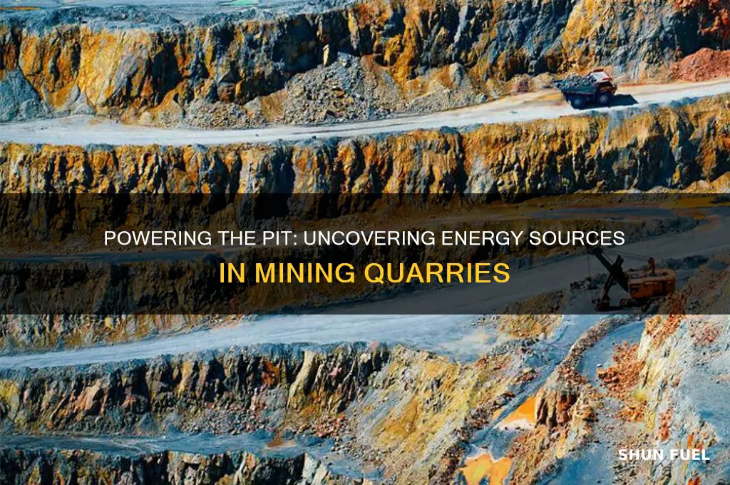 what fuels a mining quarry
