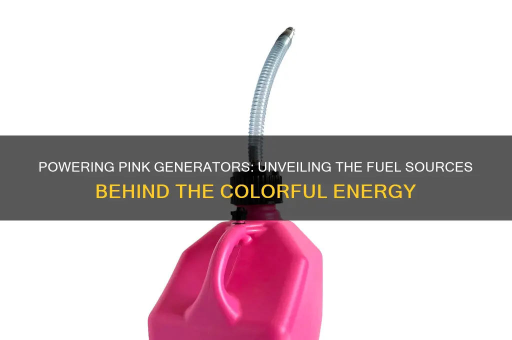 what fuels a pink generator