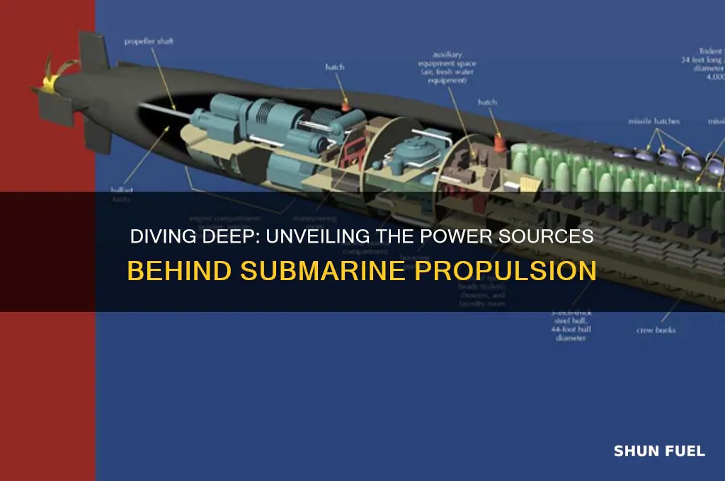 what fuels a submarine