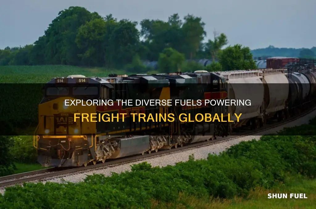 what fuels are used by freight trains