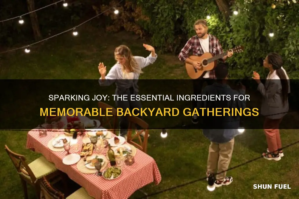 what fuels backyard get togethers