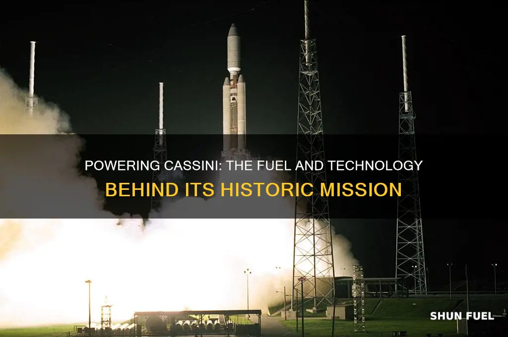 what fuels cassini spacecraft