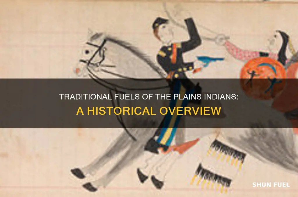 what fuels did plains indians use