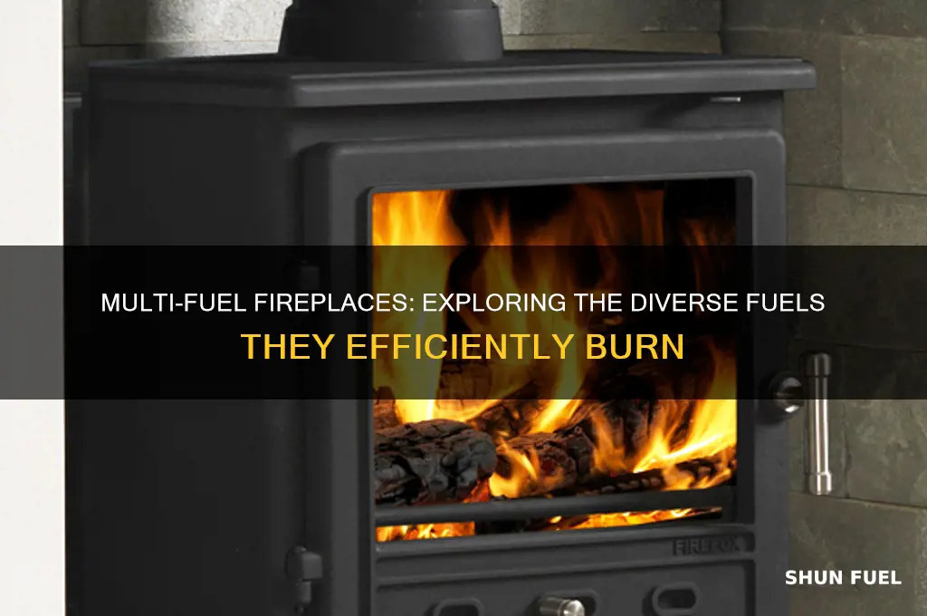 what fuels do multi fuel fireplaces use