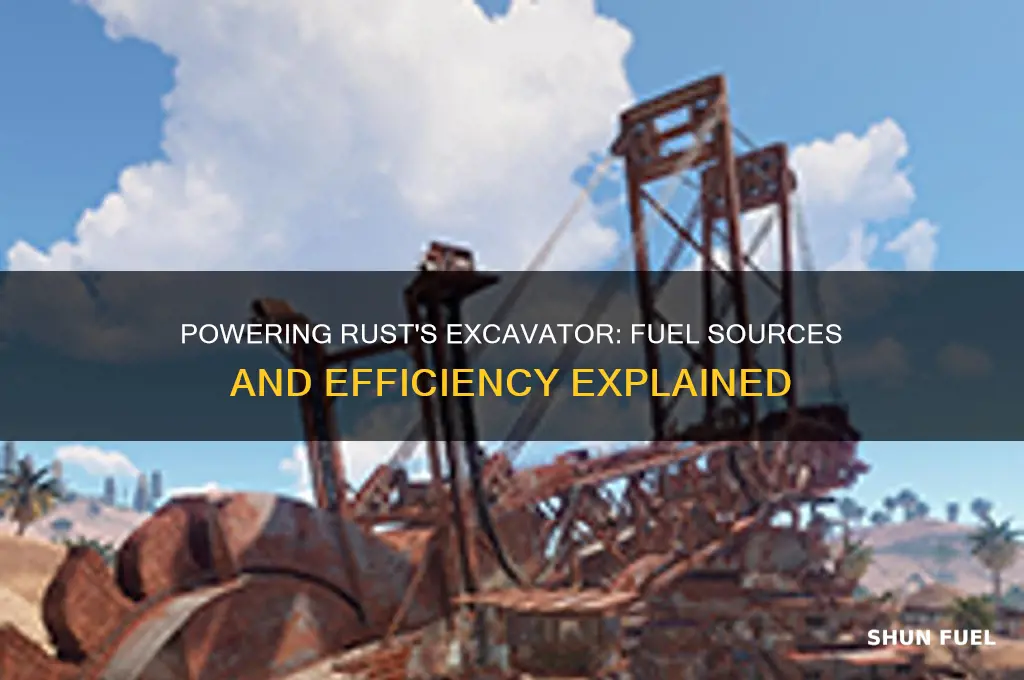 what fuels excavator in rust