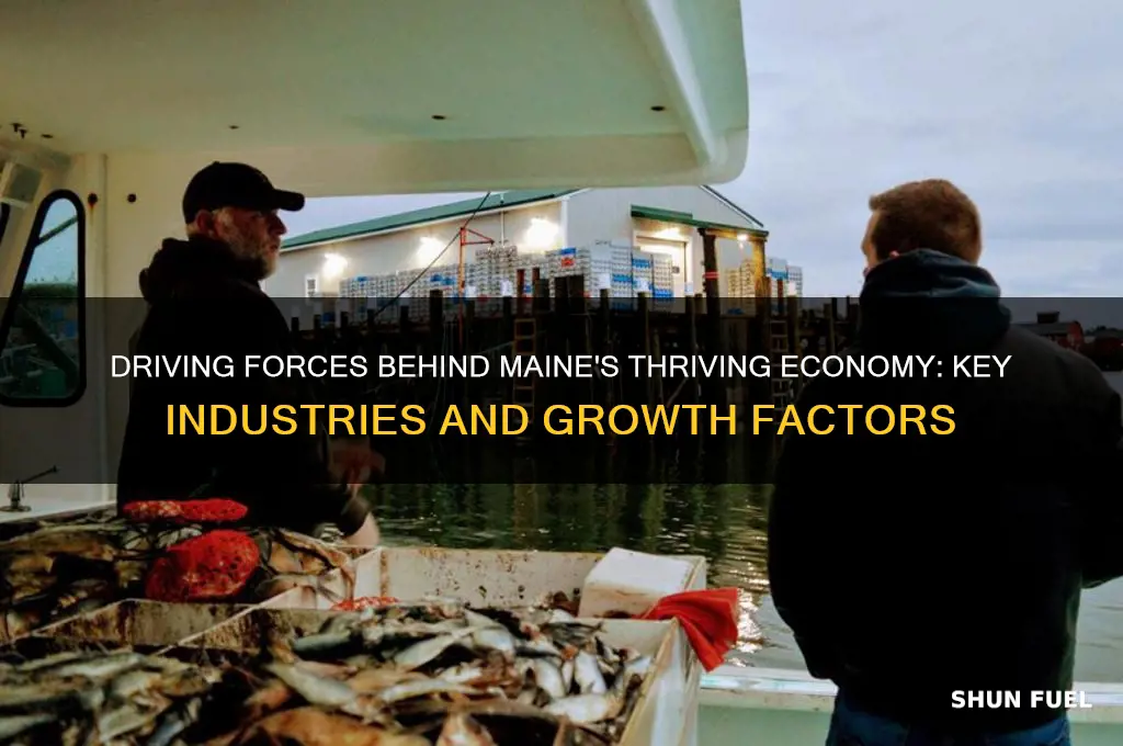 what fuels maine state economy