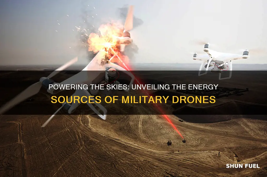 what fuels military drones