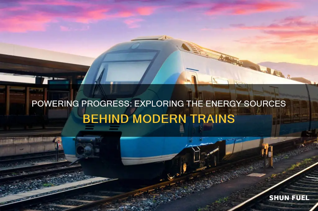 what fuels modern trains